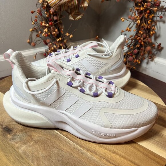 Adidas Running Alphabounce+ Running Women's Shoes Sz 10 White HP6150 - Picture 1 of 10